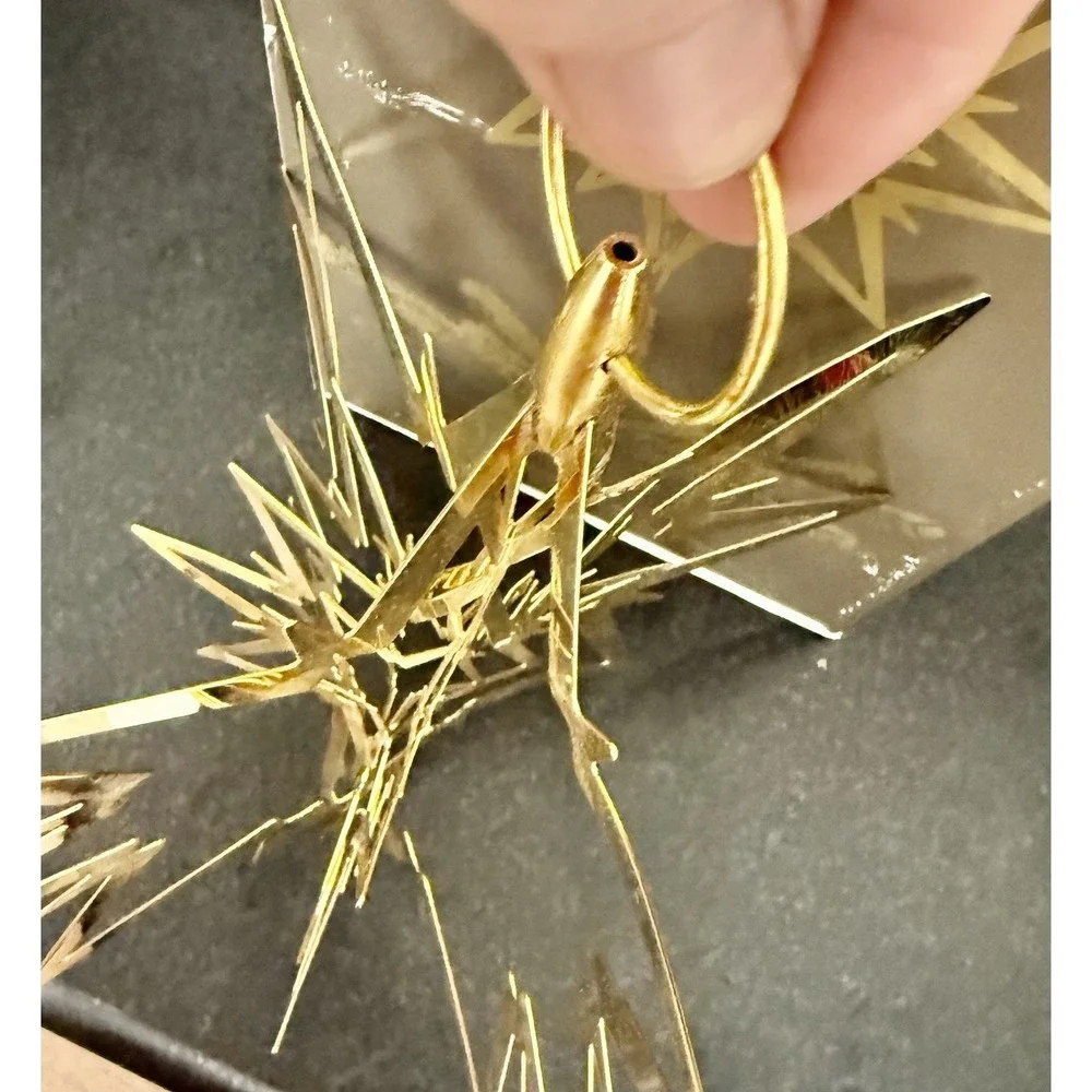 Georg Jensen Medium Gold Top Star - Flemminh Eskildsem In Box